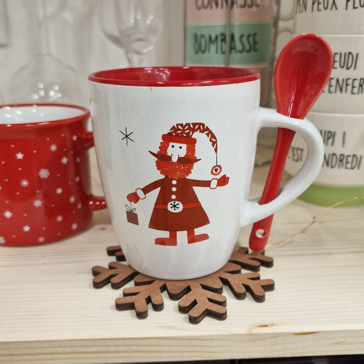 Mug Avinao avec petite cuillère 250ml