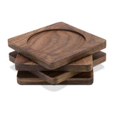 Sous-verres en bois (lot de 4)