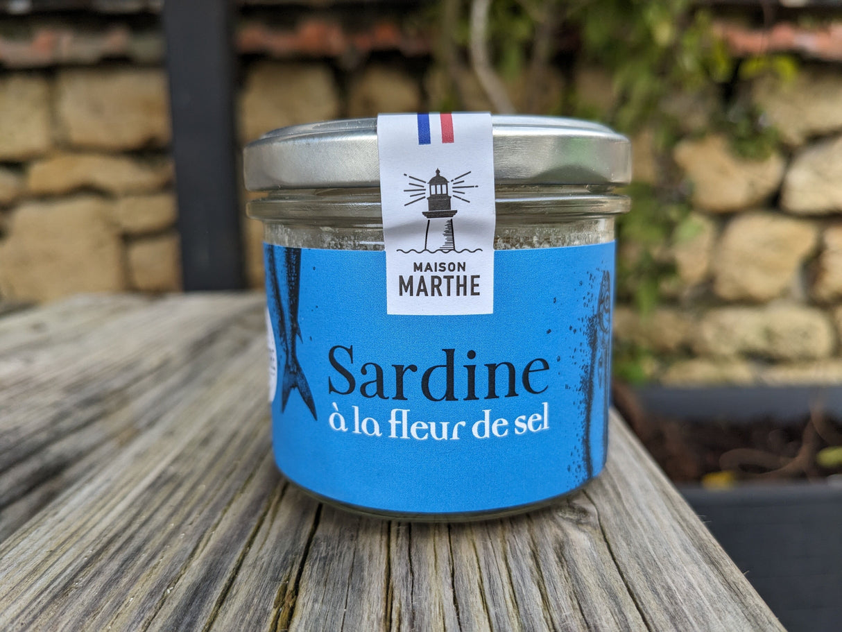 Sardine à la fleur de sel