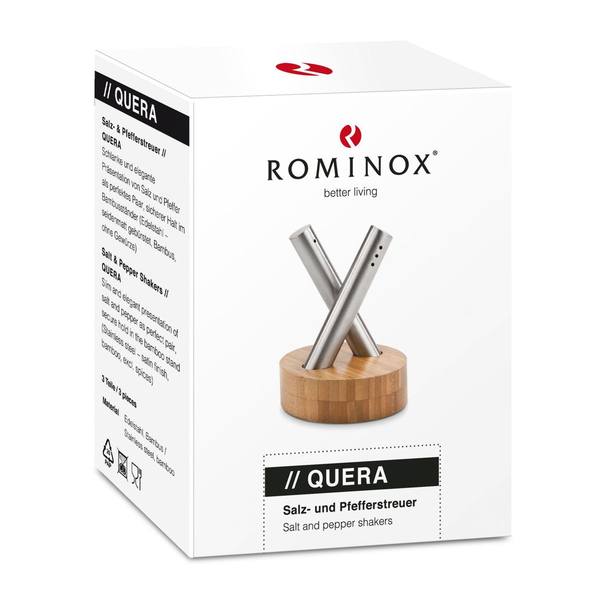 Salière et poivrière ROMINOX®//Quera