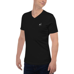 T-shirt Unisexe à Manches Courtes et Col V
