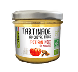 Tartinade chèvre frais, potiron, noix de muscade