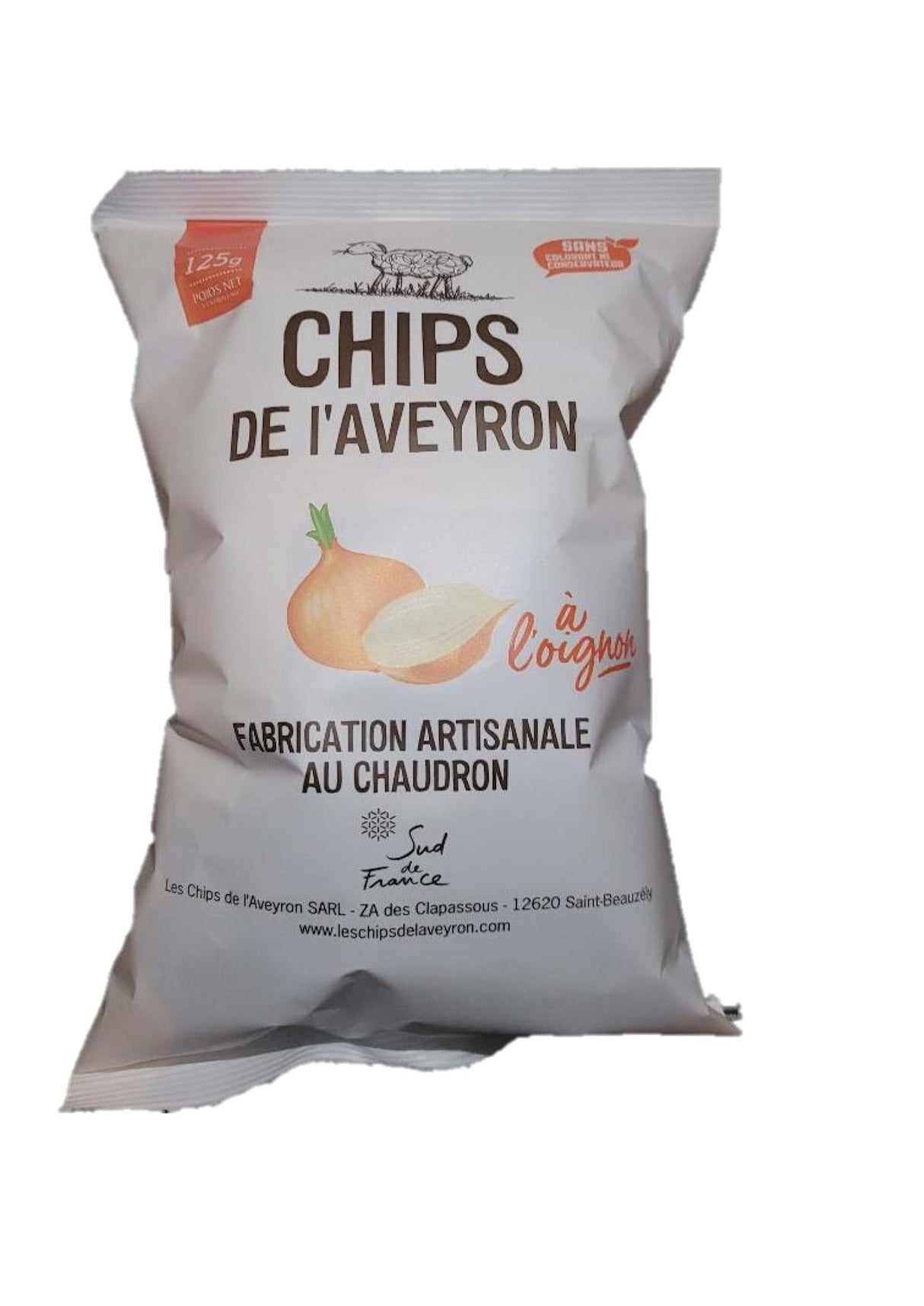 Chips artisanales Aveyron Oignon